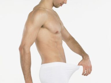 A man wants to enlarge his penis alone